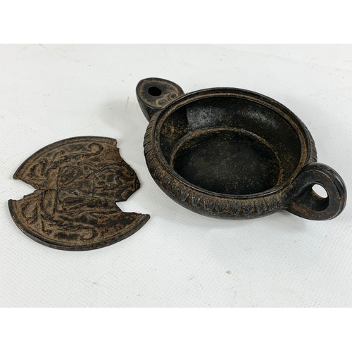 1 - An Ancient Roman incense burner, 12.5cm