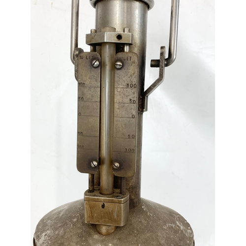 177 - A vintage Gas Measureing Pump. 60.5cm