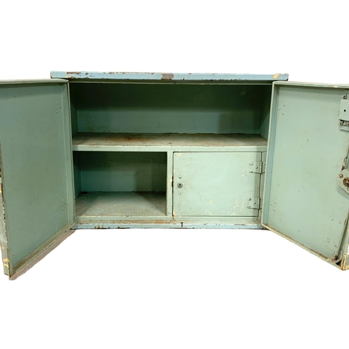 354c - 2 1950’s enamel cabinets. 71 x 30.5 x 51cm