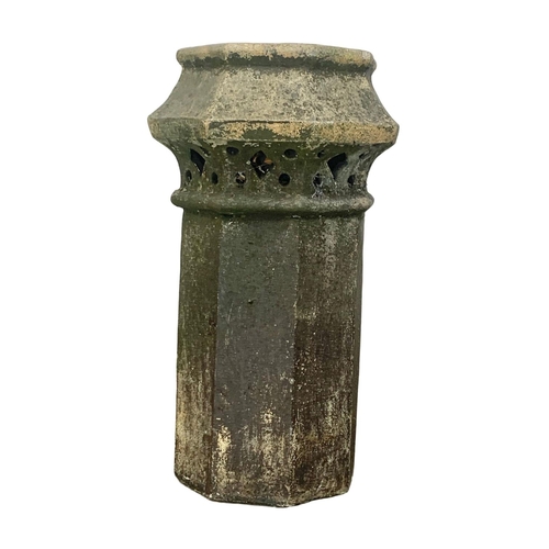 354h - A Victorian chimney pot. 31 x 60cm