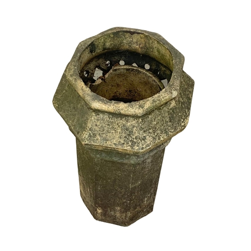 354h - A Victorian chimney pot. 31 x 60cm