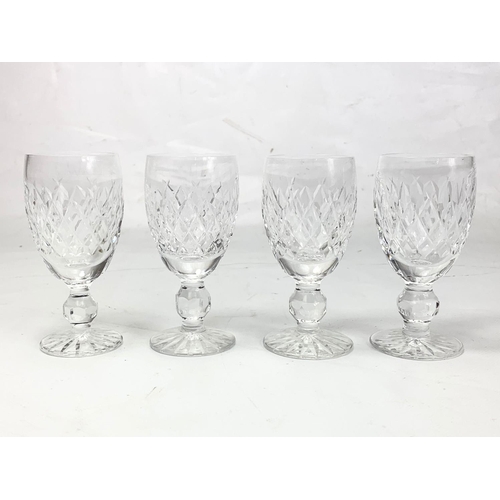 402 - A set of 4 Waterford crystal glasses, 11cm