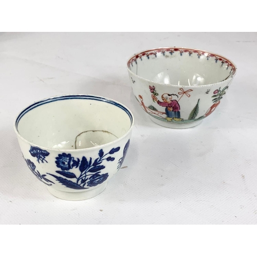 424 - A large quantity of 18th century and early 19th century Chinese and English porcelain. Including Wor... 