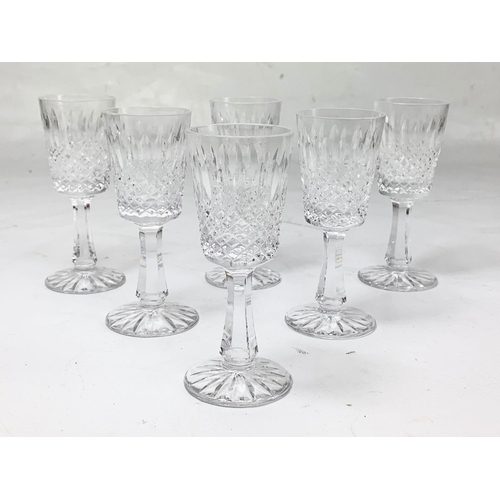 437 - A set of 6 Galway Crystal 