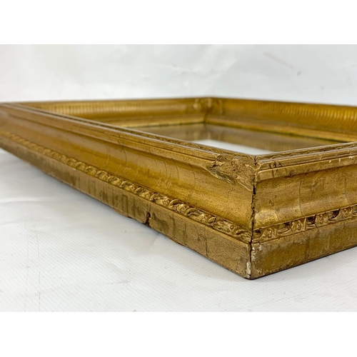 48 - A vintage gilt framed mirror. 32 x 42.5cm.