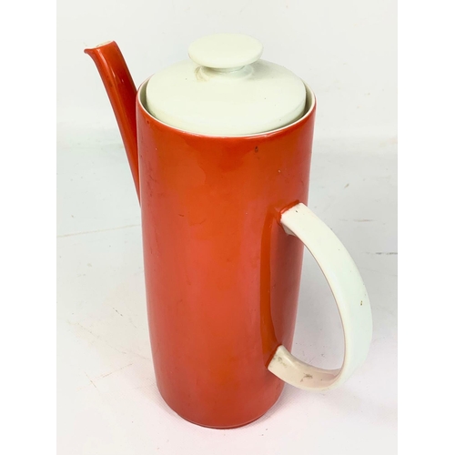 495 - A Royal Doulton “Saville” coffee pot. Mid Century. 1970’s. 25cm.