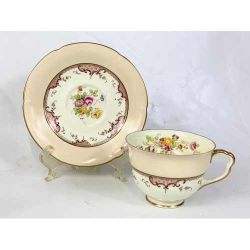 503 - A 19 piece Royal Doulton “Celia” tea set. 1920’s.