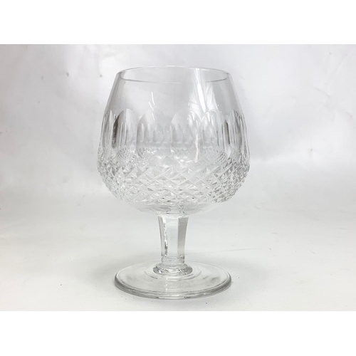 506 - A set of 6 Waterford crystal “Colleen” brandy glasses. 9 x 13cm