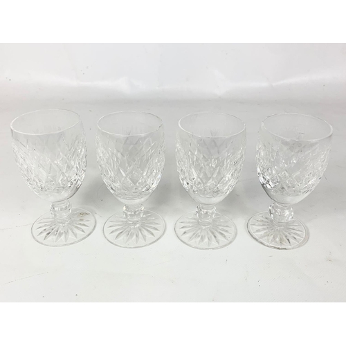 525 - A set of 4 Waterford crystal “Colleen” glasses. 11cm