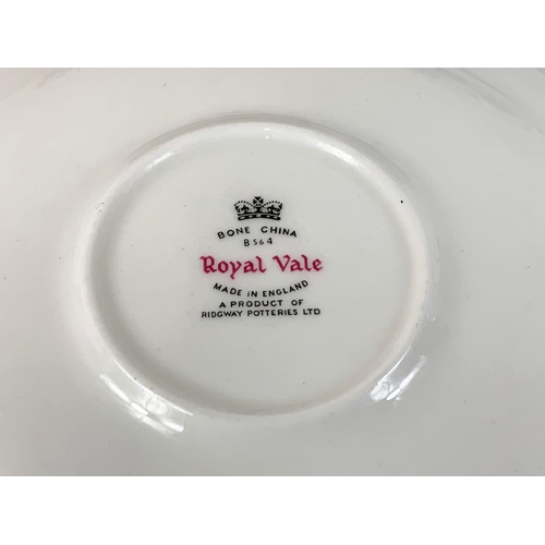 589 - A 21 piece Royal Vale “Cornflower” tea set.