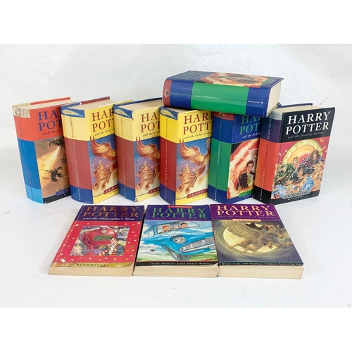 404A - 10 Harry Potter books.