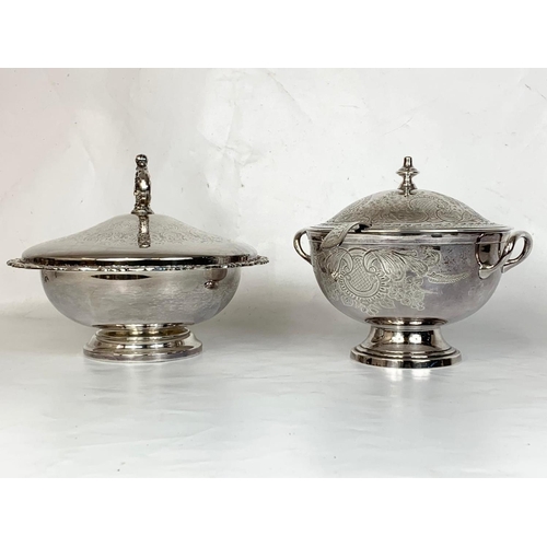 641 - A quantity of silver plate.