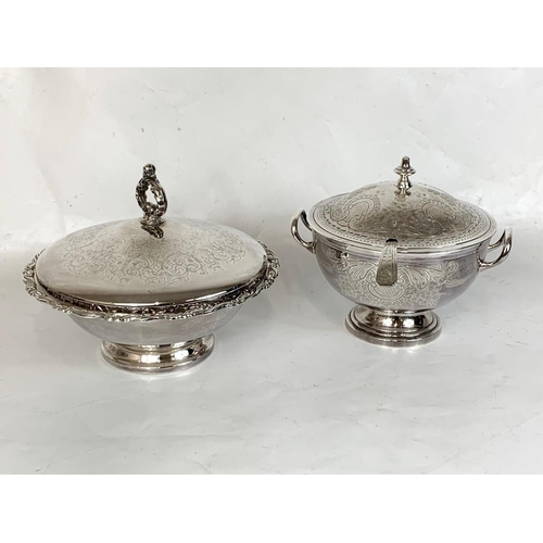 641 - A quantity of silver plate.