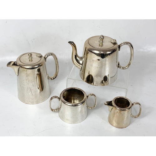 643 - A 4 piece tea service.