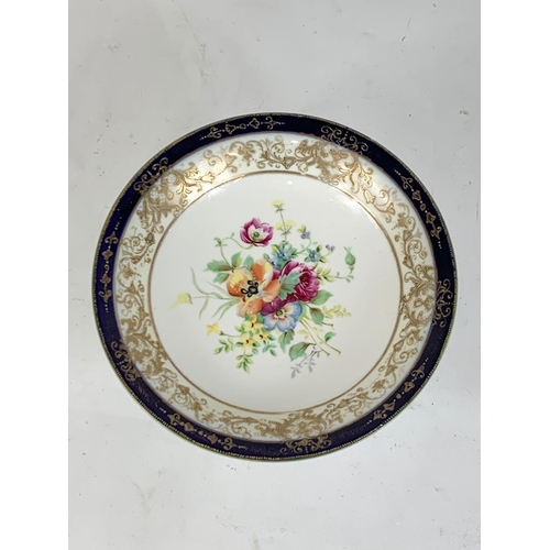 649 - An early 20th century Noritake porcelain comport. 22 x 9.5cm