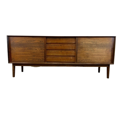 797 - A Danish rosewood sideboard by Hornslet Mobelfabrik with hot plate top. Mid Century. Circa 1960. 199... 