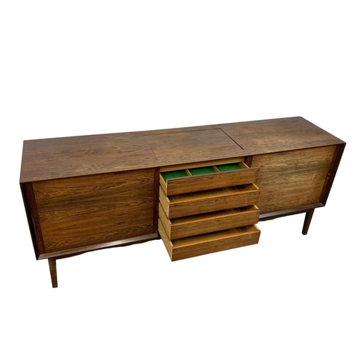 797 - A Danish rosewood sideboard by Hornslet Mobelfabrik with hot plate top. Mid Century. Circa 1960. 199... 