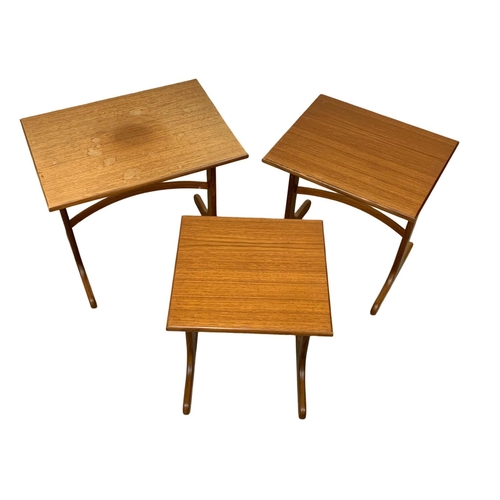 816 - A G-Plan Fresco Range teak nest of tables. Mid Century. 1975.