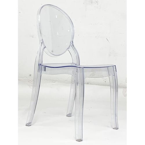 821a - A “Victorian Ghost” chair by Philippe Starck for Kartell.