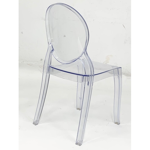 821a - A “Victorian Ghost” chair by Philippe Starck for Kartell.