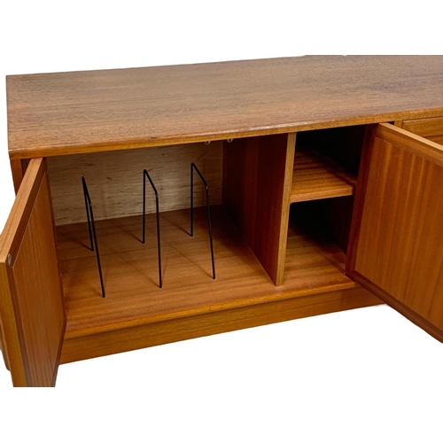 830 - A G-Plan Fresco Range teak lowboard. Mid Century. 1970-1980. 130.5 x 45.5 x 53.5cm