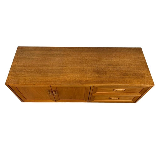 830 - A G-Plan Fresco Range teak lowboard. Mid Century. 1970-1980. 130.5 x 45.5 x 53.5cm