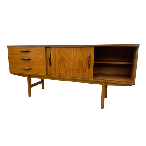 837 - A teak sideboard by Avalon. Mid Century. Circa 1960. 163 x 43.5 x 71cm.