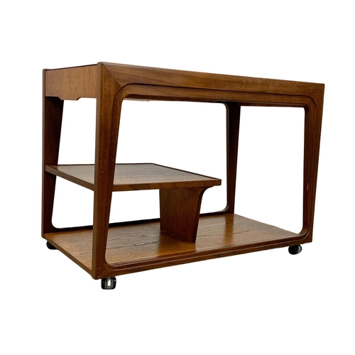 846 - A teak serving trolley by Remploy. 83.5 x 45.5 x 60cm