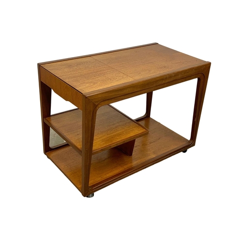 846 - A teak serving trolley by Remploy. 83.5 x 45.5 x 60cm