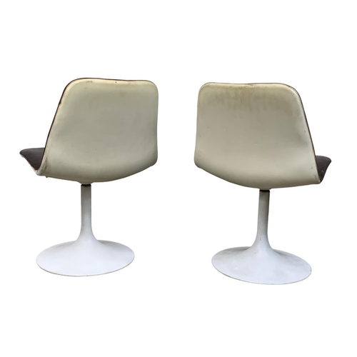 915 - A pair of Swedish Tulip swivel chairs designed by Borje Johanson for Johanson Design. Mid Century. 1... 