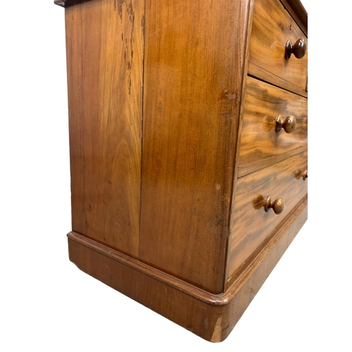 930 - A Victorian mahogany chest of drawers. Circa 1870. 115 x 54.5 x 76cm