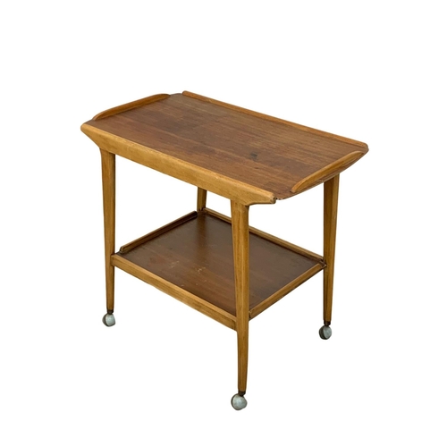 930a - A teak serving trolley by Remploy. 75 x 44 x 67cm