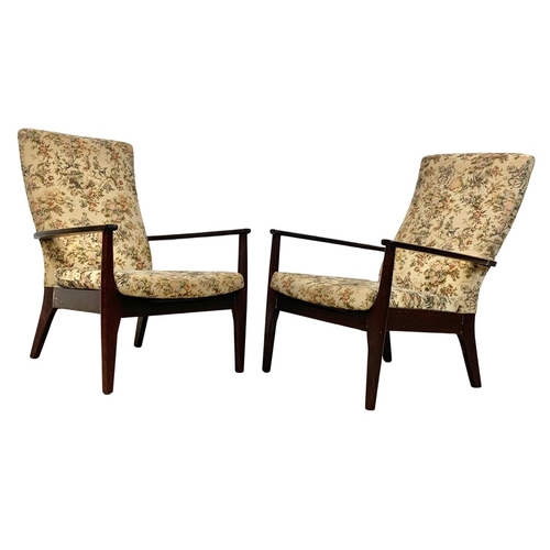 937 - A pair of vintage Parker Knoll armchairs. Model 988-1023. 1960’s.