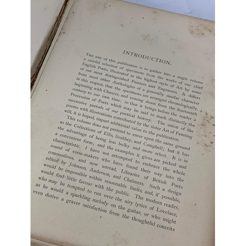 104 - A 19th century book “Golden Leaves” from The Works of the Poets and Painters. London Charles Griffin... 