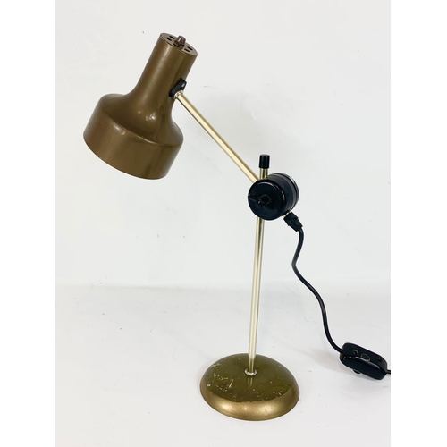 110 - A 1960’s Mid Century desk lamp. 44cm