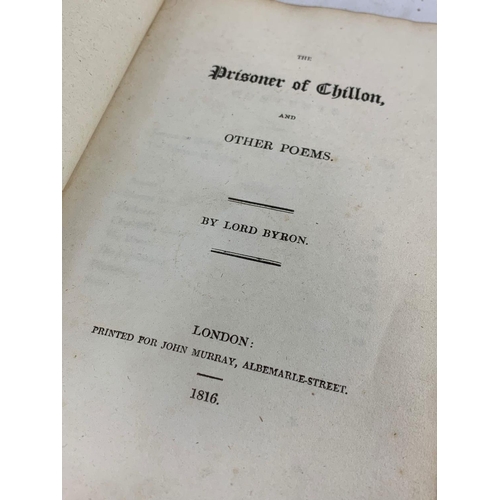 129 - A collection of early to late 19th century leather bound books.