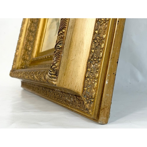 139 - A large ornate gilt framed print. 57 x 8 x 66cm