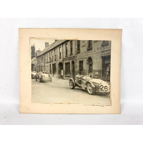 166 - A collection of 1934 Ulster Racing photographs. Ulster TT and Comber.