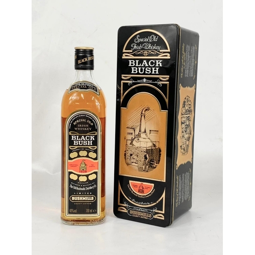 23 - A bottle of Black Bush Bushmills Irish Whiskey in case. 700ml.