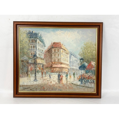 38 - An oil painting by Caroline C. Burnett. Painting measures 61 x 50.5cm. Frame measures 69 x 59cm.