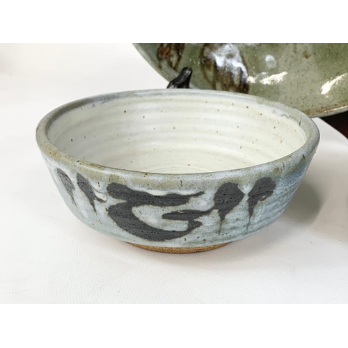 A Good Collection Of Vintage Signed Studio Pottery Anthony Phillips 