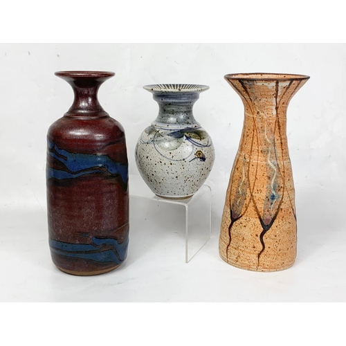 A Good Collection Of Vintage Signed Studio Pottery Anthony Phillips 