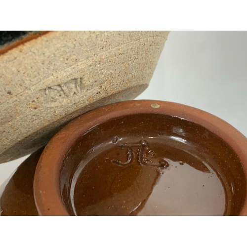 A Good Collection Of Vintage Signed Studio Pottery Anthony Phillips 