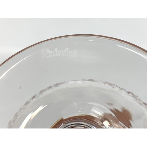 428 - A pair of Waterford crystal “Colleen” brandy glasses. 13.5cm