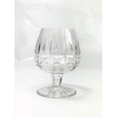 448 - A set of 6 Waterford crystal “Kylemore” brandy glasses. 13.5cm