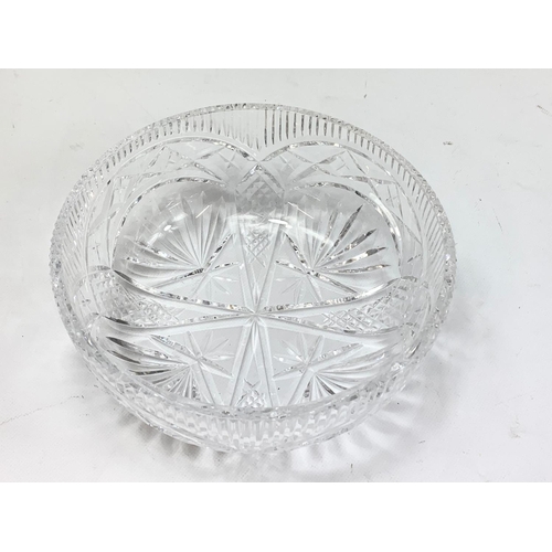 452 - A Waterford crystal fruit bowl. 20 x 8.5cm