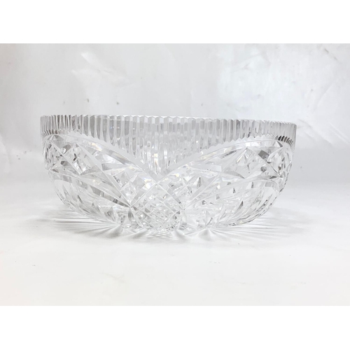 452 - A Waterford crystal fruit bowl. 20 x 8.5cm