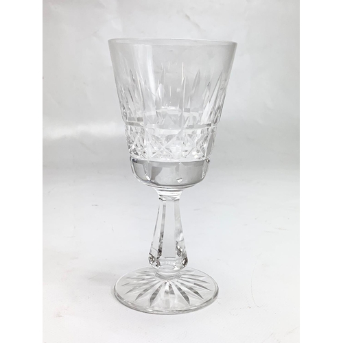 454 - A set of 4 Waterford crystal “Kylemore” wine glasses. 15.5cm