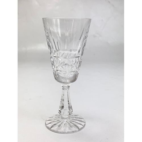 455 - A set of 4 Waterford crystal “Kylemore” glasses. 13.5cm