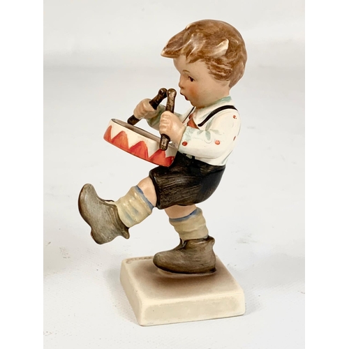 491 - An M. J. Hummel Goebel pottery figure “Little Drummer” 240. 1955. West Germany. 11cm